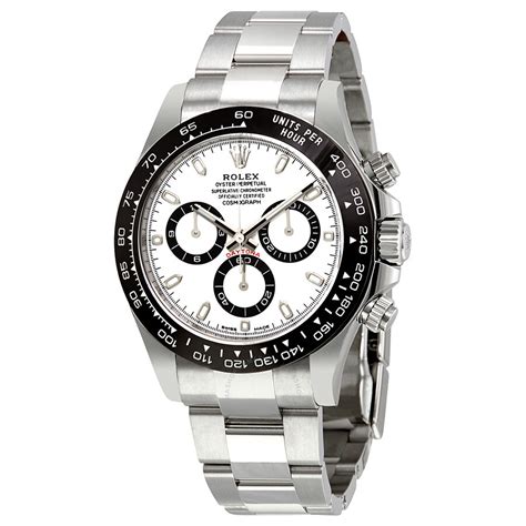 rolex cosmograph daytona white dial stainless steel oyster mens watch|116500LN White Rolex Cosmograph Daytona Stainless Steel Mens Watch.